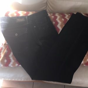 I am selling Levi black straight jeans